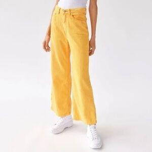 BDG Sunny Yellow Wide Leg Jeans